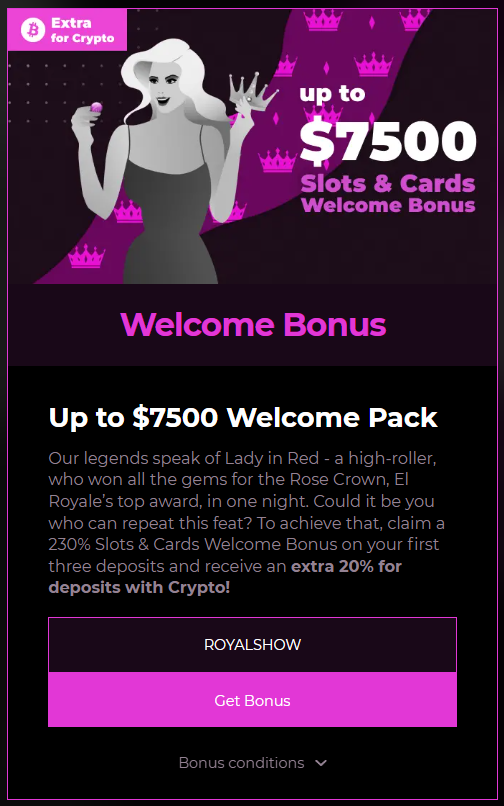 $7500 Welcome Bonus